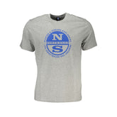 North Sails Gray Cotton T-Shirt -   -  North Sails.